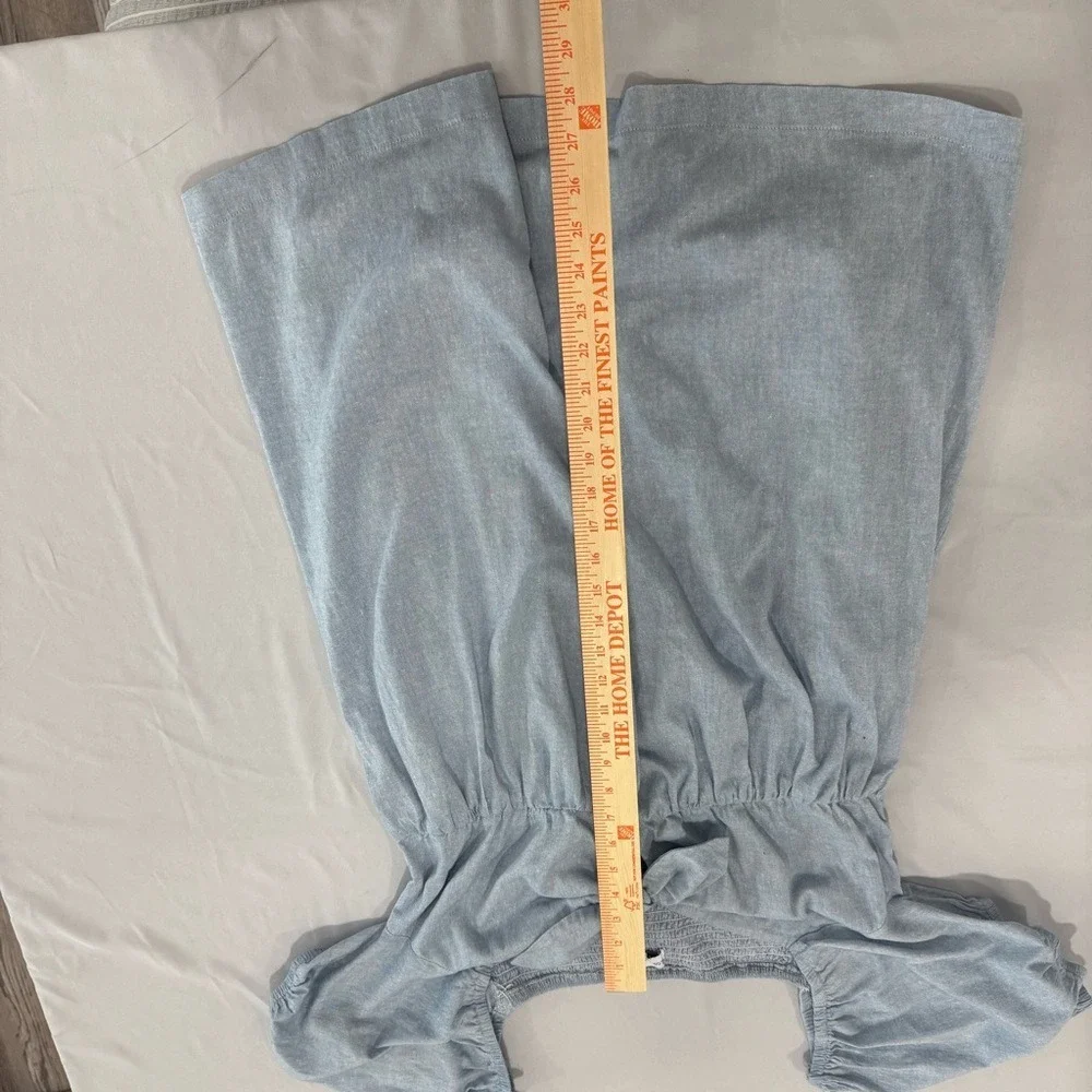 Lost‎ + Wander Blue Puff Sleeve Dress